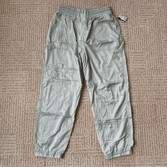 NWT Free People Tell Me About It Jogger Wind Pants in Summer Mist Green - Picture 3 of 14